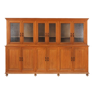 Display Cabinet in Pine, Belgium, 1890s For Sale