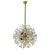 Glass and Brass Sputnik Chandelier attributed to Emil Stejnar for Rupert Nikoll, 1960s For Sale - Image 13 of 13