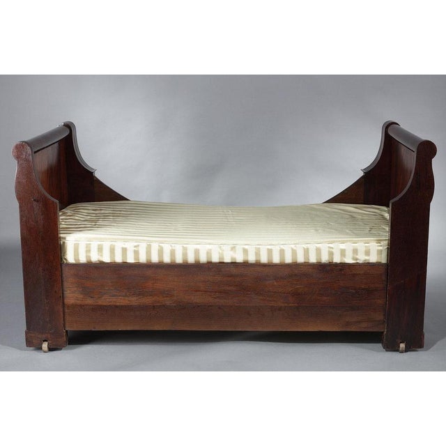 19th Century Restoration Period Mahogany and Gilt Bronze Sofa Bed, 1820s For Sale - Image 13 of 14