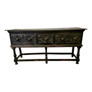Antique Spanish Colonial Sideboard 1870s For Sale