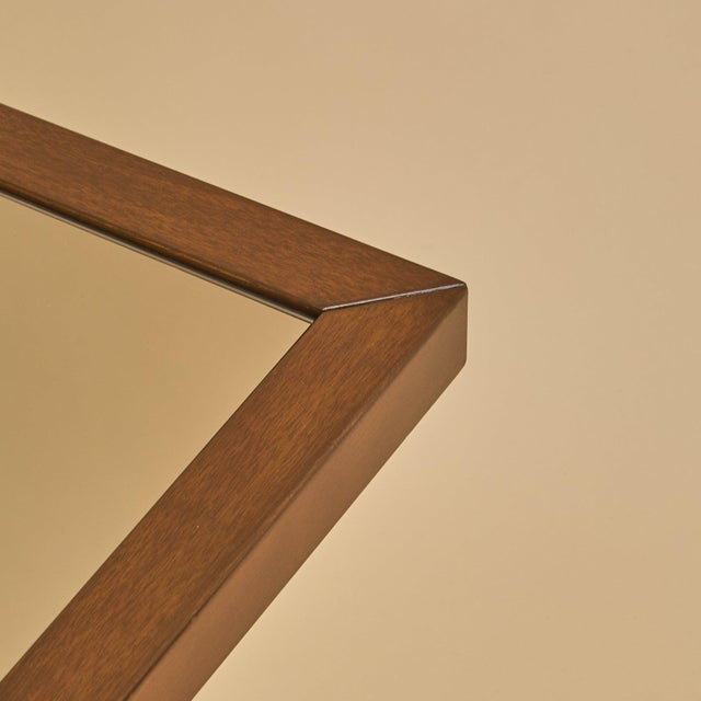 Italian Mirrored Grid Coffee Table in the Manner of Ettore Sottsass, 1970s For Sale In Chicago - Image 6 of 13