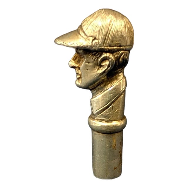 1900s Equestrian: Jockey in 900 Silver For Sale