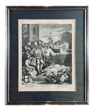 William Hogarth Cruelty Series: Cruelty in Perfection