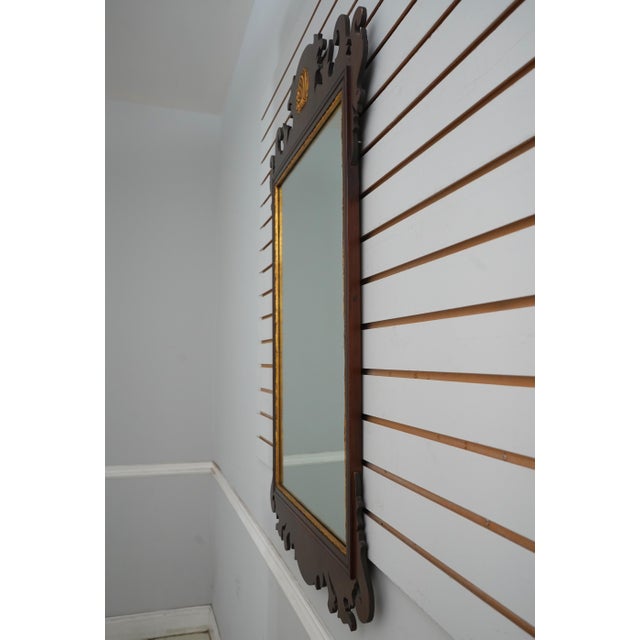 Age: Approx. 50 Years Old Details: Model 6243 Gold Leaf Accents High Quality Construction 18 C. Design Chippendale Style...