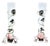 Glasses with Silver Rims and Floral Motifs, Set of 2 For Sale