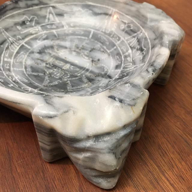 Vintage Hand Carved Marble Ashtray Chairish