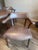 Vintage Barnard & Simonds Leather Table & Matching Chairs For Sale In Tampa - Image 6 of 9