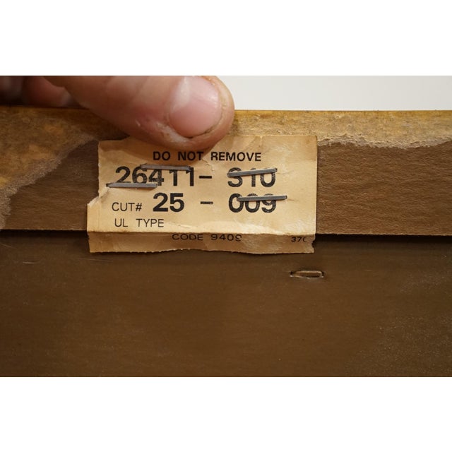 Thomasville Impressions Wyndam Hill Collection Solid Oak Country French 40" Chest of Drawers 26411-510 For Sale - Image 11 of 11