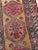 1920s Antique Camel Hair Runnr With Coral Pinks, Watermelon, Rust Rug - 3.2 X 9.5 For Sale - Image 5 of 8