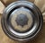 Large 30” Persian Style Repousse Floral Brass Tray Black Bronze Finish For Sale - Image 11 of 12