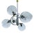 Vintage Space Age Sputnik Pendant Light, 1970s For Sale