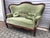 Antique Mahogany Sofa in Green For Sale - Image 4 of 18