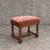 Vintage Stools in Velvet, 1950s, Set of 4 For Sale - Image 3 of 5