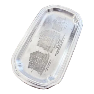 Antique Silver Plated Tray From Van Orman Hotels