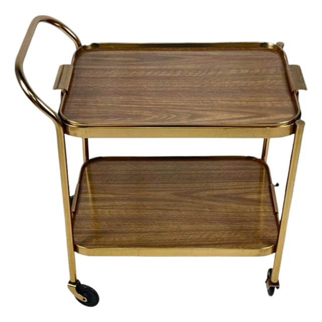 Hostess 1960s Vintage Retro Style Bar Cart For Sale