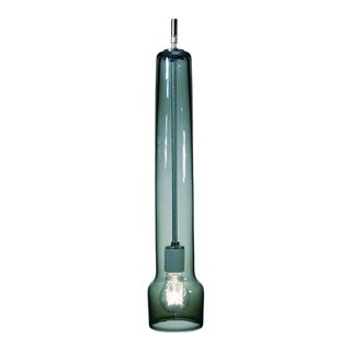 Visor Pendant Light from the Flashlight Collection in Teal For Sale