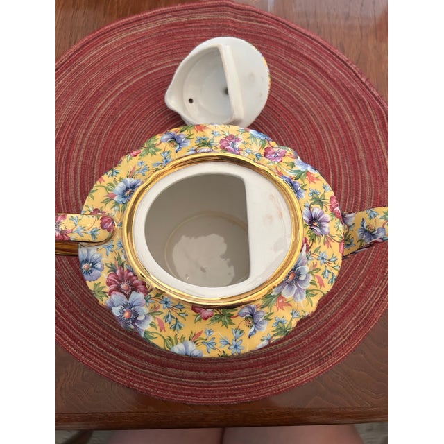 1950s 1950s Mid-Century Modern Sadler "Sophie Chintz" Tea Set - Set of 3 For Sale - Image 5 of 8