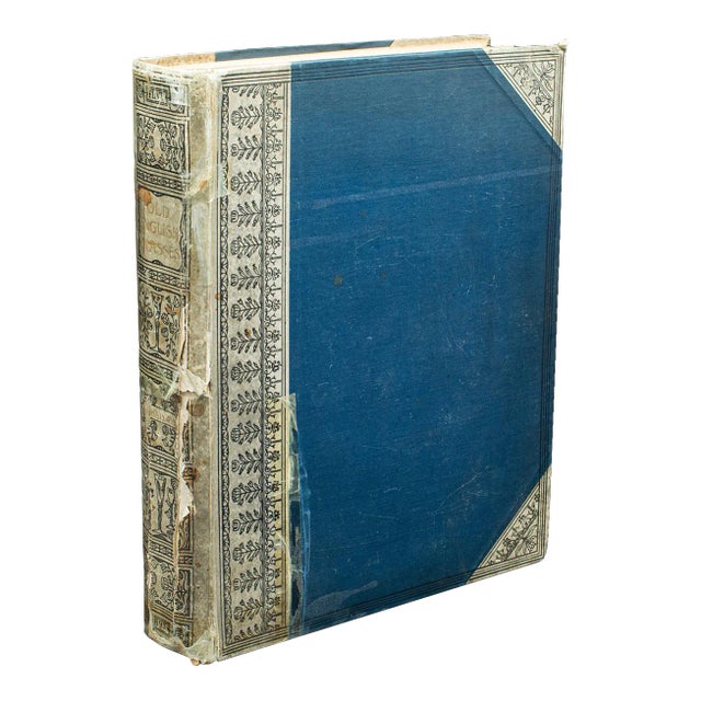 1897's Victorian Antique Reference Book Old English Glasses For Sale