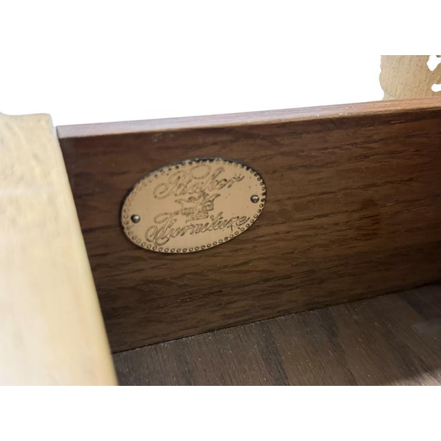 1970s Baker Furniture Writing Desk For Sale - Image 10 of 11