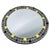 Glass Mid-Century Round Mosaic Wall Mirror, 1970s For Sale - Image 7 of 7