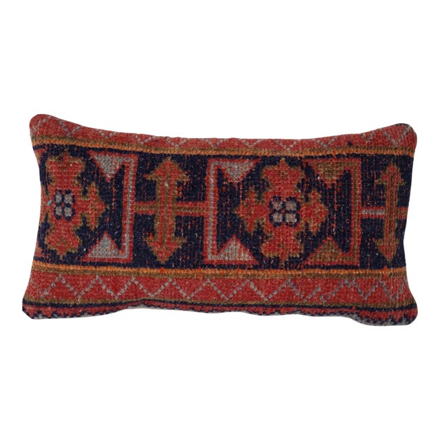 Muted Turkish Oushak Rug Pillow Cover For Sale