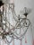 French Pink Opaline Murano Drops Rock Crystal Swags Chandelier, Circa 1920French Pink Opaline Murano Drops Rock Crystal Swags Chandelier, Circa 1920 For Sale - Image 6 of 13