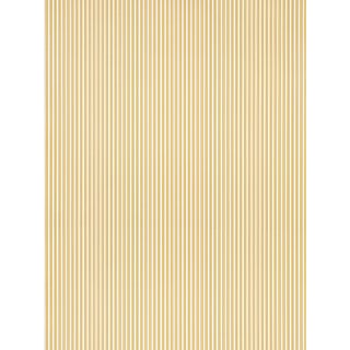 Sample - The House of Scalamandré Wilson Stripe Wallpaper, Turmeric For Sale