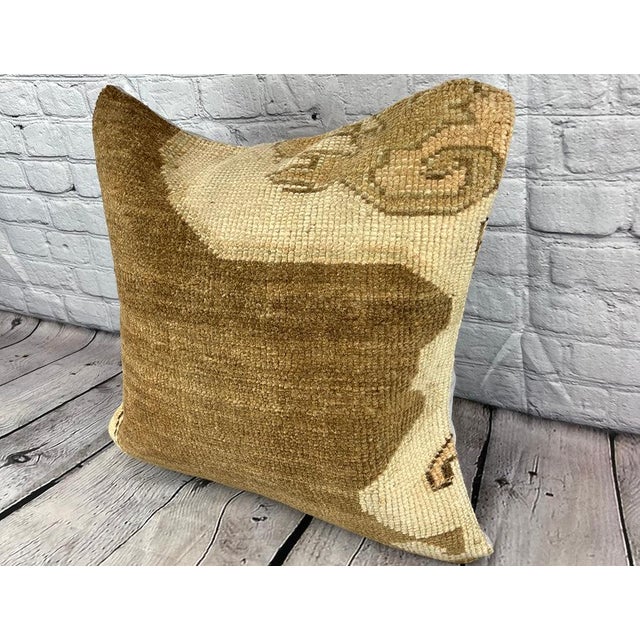 Vintage Pillow Case Turkish Rug Pillow Decorative Rug Pillow Dry cleaning only. PILLOW INSERT IS NOT INCLUDED