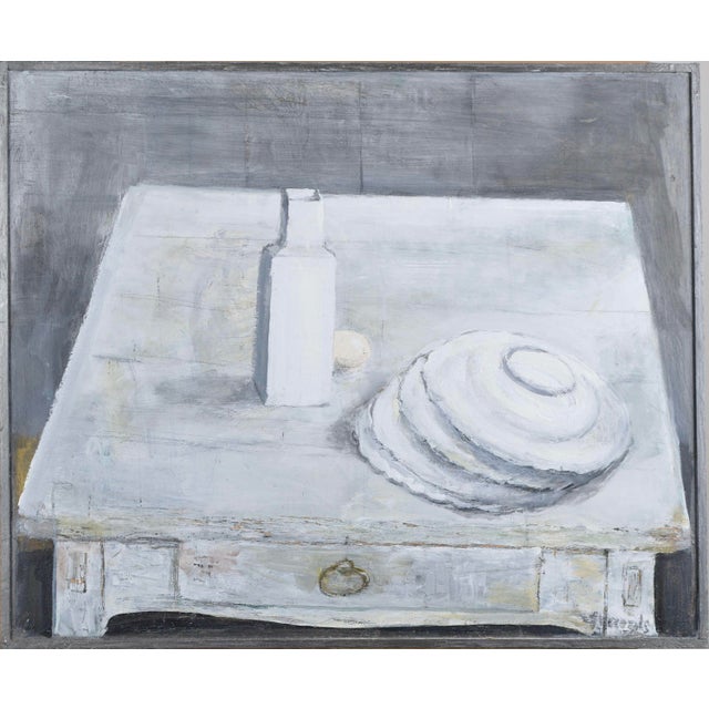 Imants Vecozols, Kitchen Table, 2024, Acrylic and Cardboard For Sale - Image 4 of 4