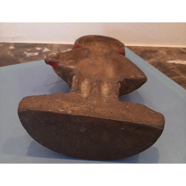 1920s Vintage Hubley Doorstop Little Red Riding Hood Cast Iron Grace Drayton Fairy Tale For Sale - Image 5 of 10