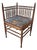 Antique Victorian Bobbin Turned Needle Corner Chair For Sale