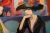 Figurative Ladies in a French Cafe, Original Oil Painting For Sale - Image 3 of 3