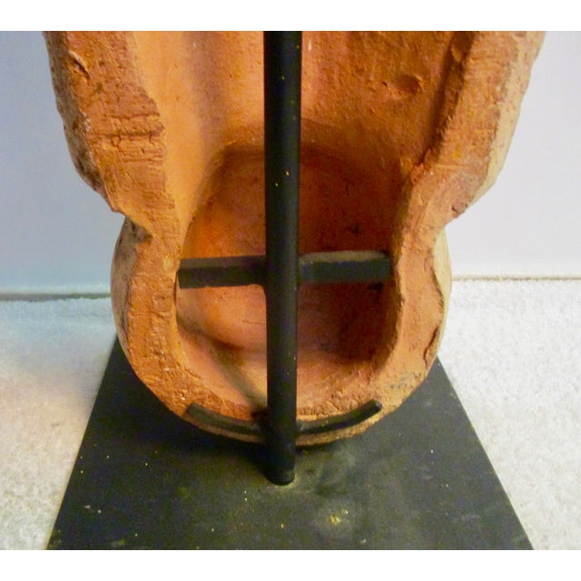 1950s M C M Universal Earth Mother Terra Cotta Sculpture For Sale - Image 11 of 11