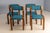 Wood Chairs by Ludvík Volák for Drevopodnik Holesov, 1960s, Set of 4 For Sale - Image 7 of 8