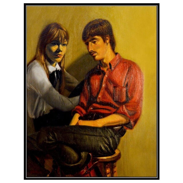 Message us to inquire about custom framing options! (Included for free with every purchase) The artwork here, "Consoling",...