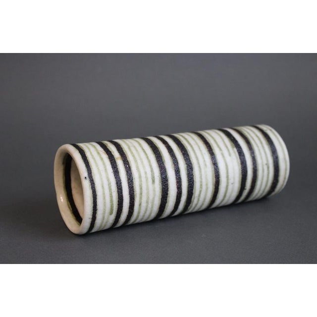 Brown Mid-Century Italian Decorative Vase by Guido Gambone, 1950s For Sale - Image 8 of 13