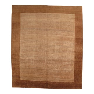 Hand-Knotted Persian Gabbeh Rug 10'2" X 12'8" For Sale