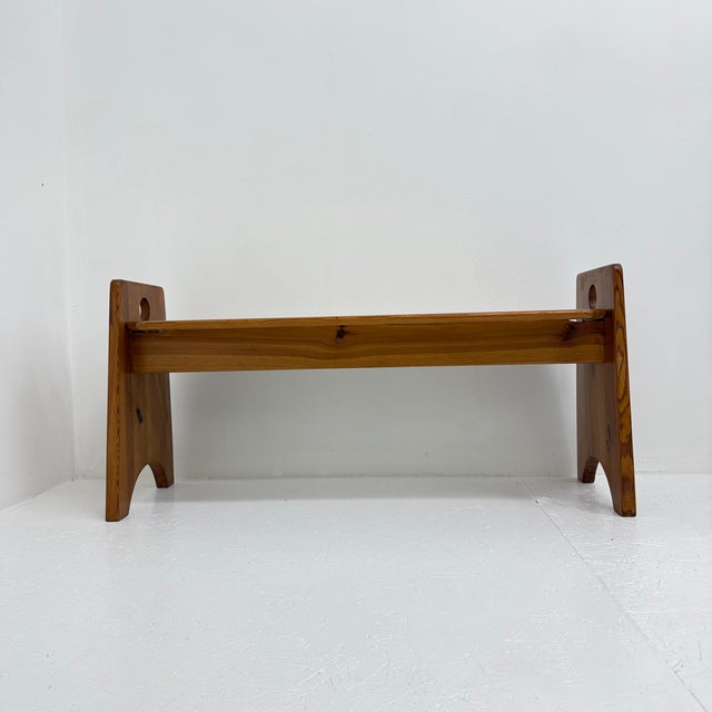 Mid-Century Modern Bench by Gilbert Marklund for Furusnickarn Ab, 1960s For Sale - Image 10 of 18