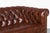 Vintage Brown Leather Chesterfield Sofa For Sale In Los Angeles - Image 6 of 13