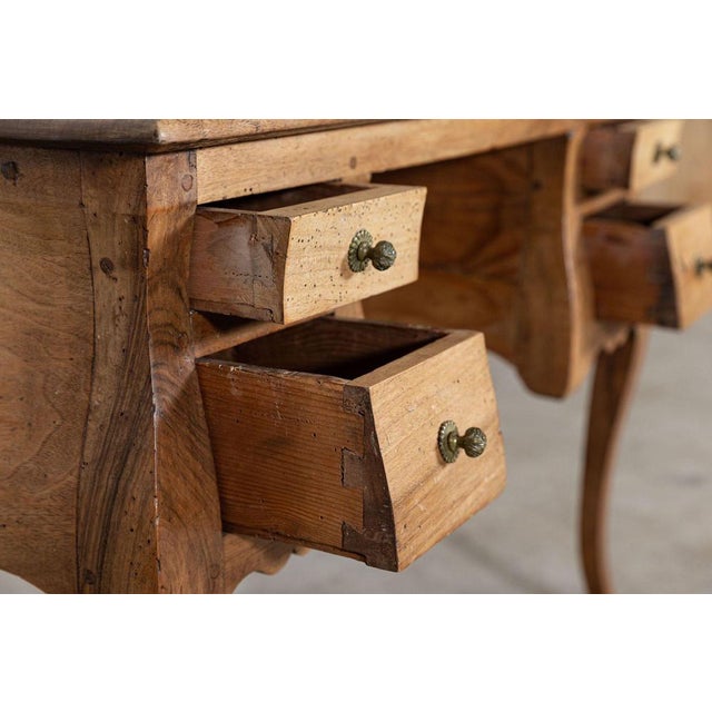 Italian Stripped Walnut Writing Table, 1780s For Sale - Image 11 of 15