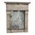 18th-Century Swedish Carved and Painted Architectural Wall Mirror For Sale