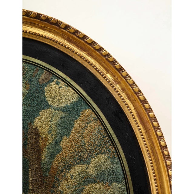 Regency Stumpwork Oval Picture For Sale - Image 10 of 13