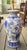 Ceramic Blue & White Ginger Jar Lamp - 32" For Sale - Image 7 of 8