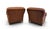 Terra Cotta Classic Lewis Mittman Lounge Chairs & Ottoman - 3 Piece Set For Sale - Image 8 of 13