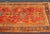 Red and Light Blue Wide Antique Turkish Oushak Gallery Runner For Sale In Atlanta - Image 6 of 18