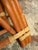 Mid Century Paul Frankl Style Bent Rattan Bamboo Three Strand Pretzel Lounge Chair S Front For Sale - Image 9 of 12