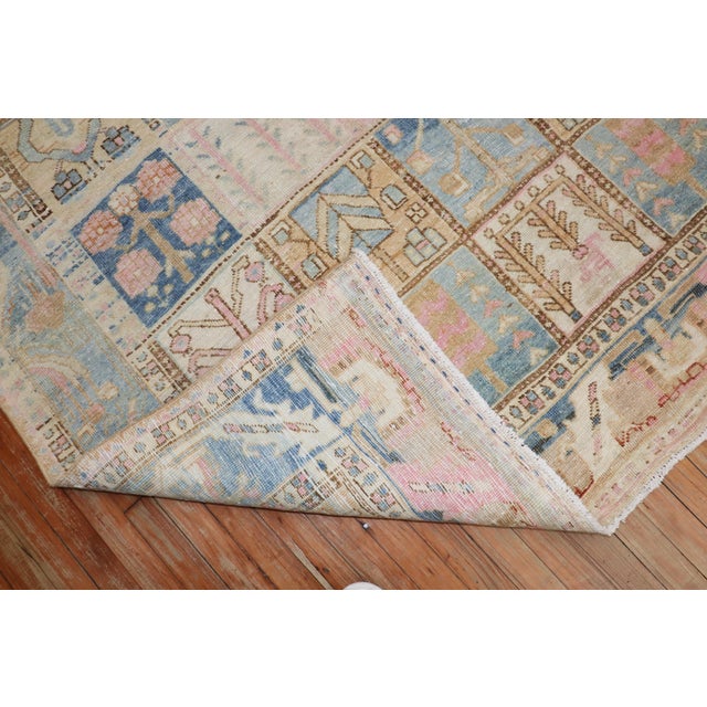 Zabihi Collection Vintage Garden Box Persian Bakhtiari Rug - 6' x 8'4" For Sale In New York - Image 6 of 10