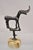 Mid-Century Modern Vintage Brutalist Mid Century Modern Bronze Bull Marble Base Small Sculpture For Sale - Image 3 of 10