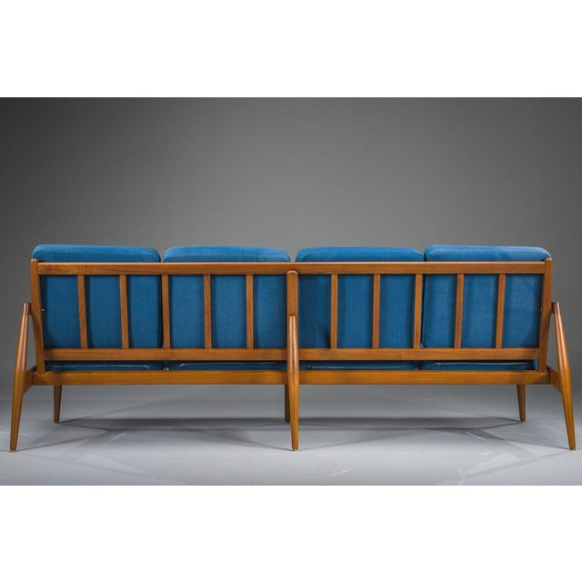 Paper Knife Teak Sofa from Magnus Olesen, Denmark, 1960s For Sale - Image 6 of 14