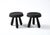 Petite Pair of Burnt Oak Tripod Stools by Douglas Mont for Facto Atelier Paris For Sale - Image 11 of 11